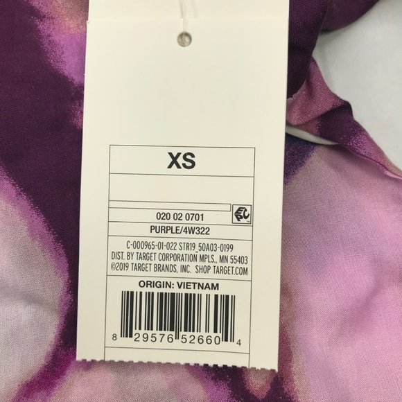 Stars Above Women's Button Sleep Shirt XS Purple New - Picture 4 of 14